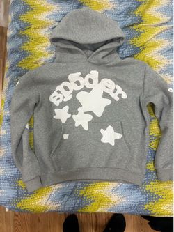 Sp5der Beluga Hoodie Dark Heather Grey - Size Medium - NEGOTIABLE