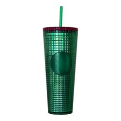 Starbucks Watermelon Grid Cold Cup Tumbler with Straw