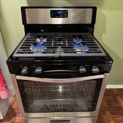 Estufa Whirlpool Stainless Steel 4 Quemadores 