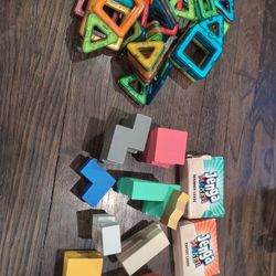 Build Magnets And Jenga Peices