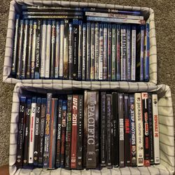DVD Blu-Ray Movies Lot Tv