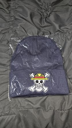 One Piece Luffy Skull Knitted Beanie Hat