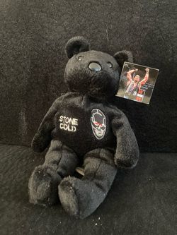 WWF Stone Cold 3:16 beanie bear