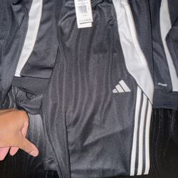 Adidas Tracksuit Black/White (New) 2XL