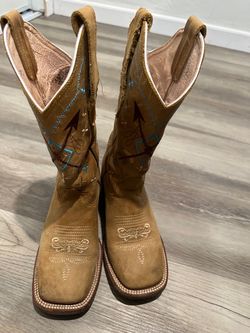 Botas vaqueras , café claro  #6.5
