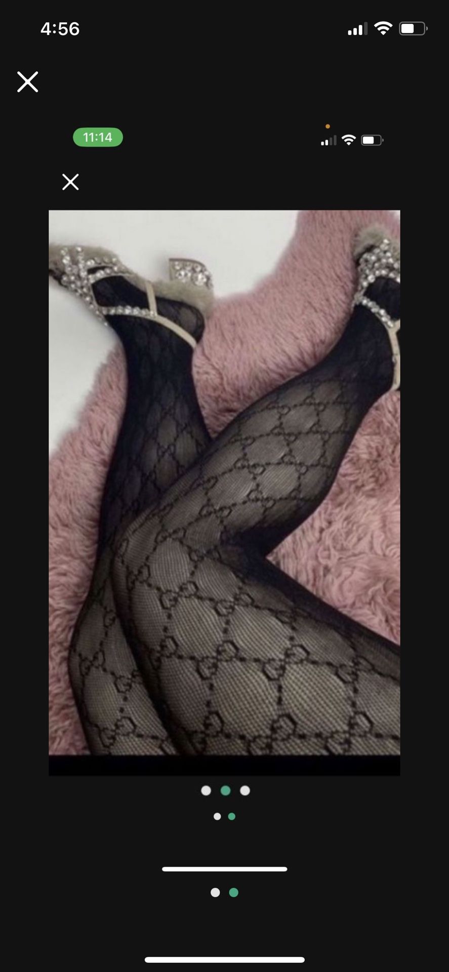 GG Fishnet Tights