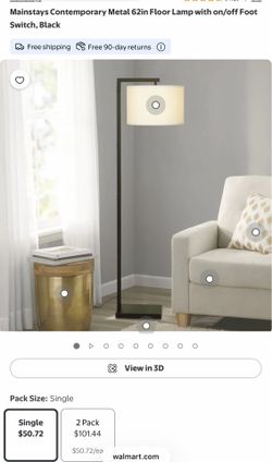 Brand new Floor Lamp - Mainstays