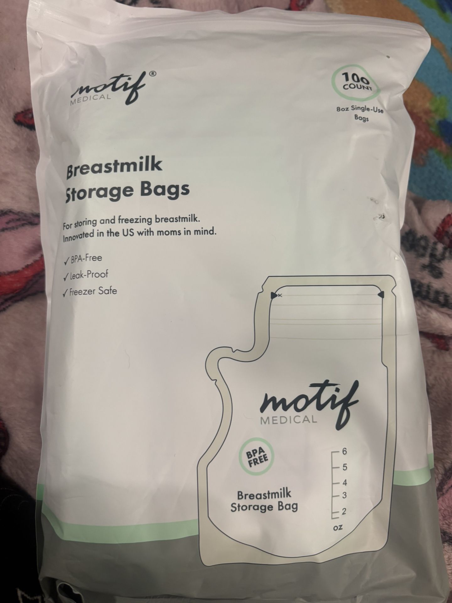 Motif Breast milk Bags