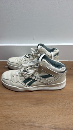 Reebok High-Top Sneakers beige and Green