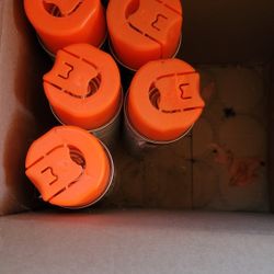 5 Cans Of Inverted Marking Paint 