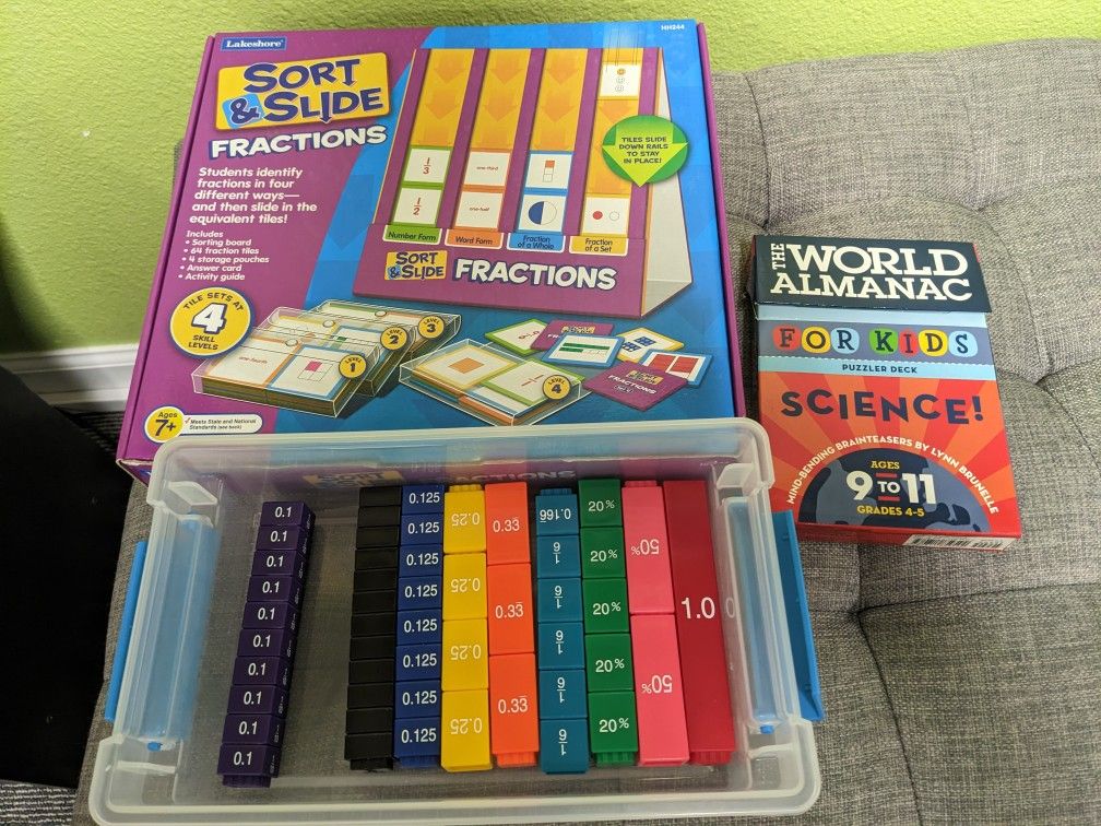 Fractions Learning Materials -$15