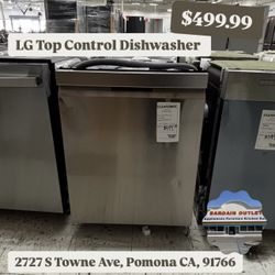 LG Top Control Dishwasher 