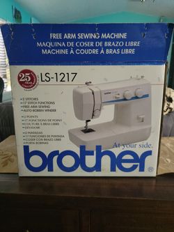 Brother LS-1217 Convertible Free Arm Portable Sewing Machine in Box