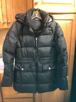 Lands end black winter coat
