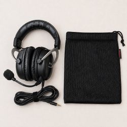 HyperX Wired Gaming Headset with Microphone + Carry Bag