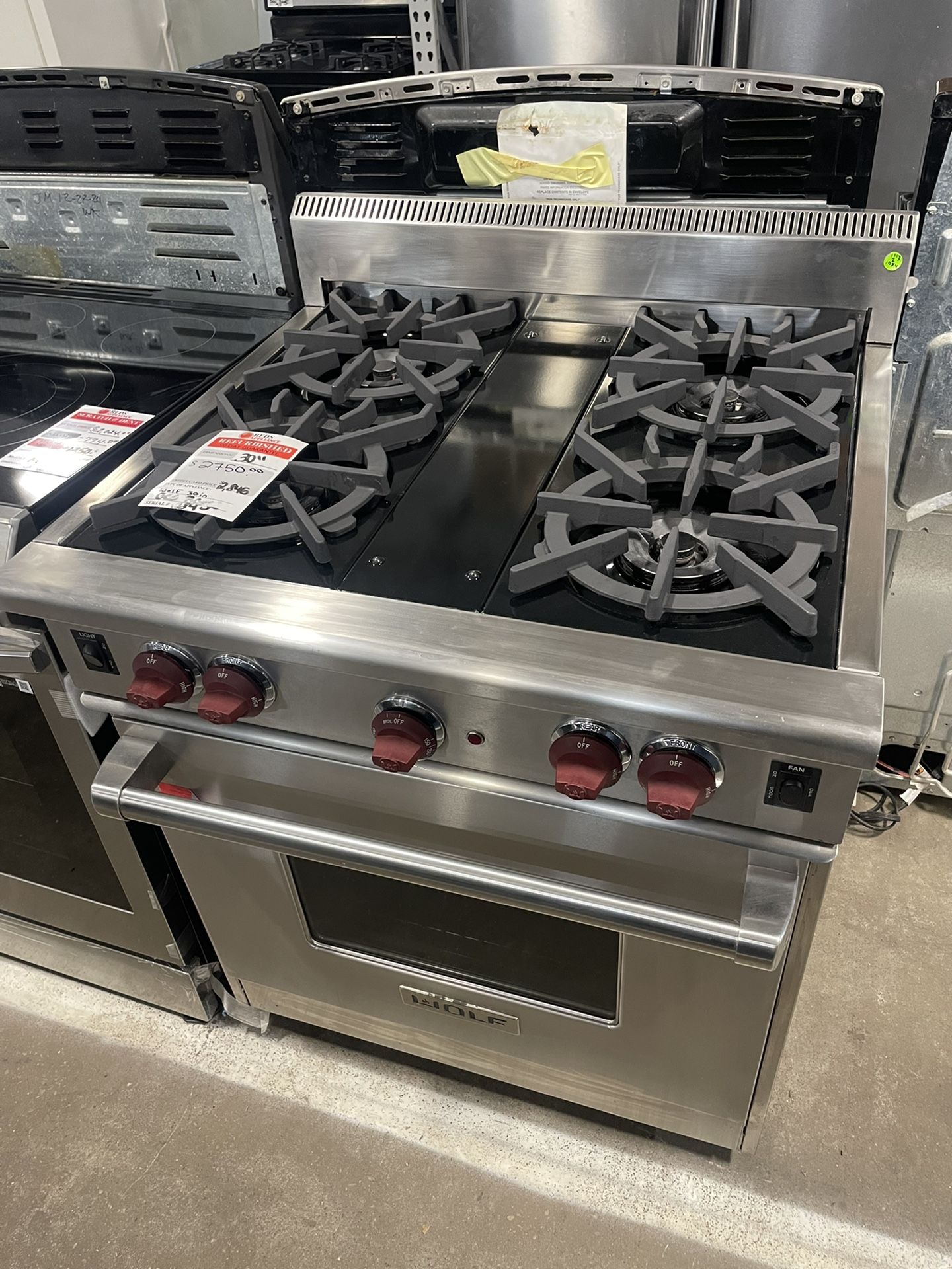 Wolf Gas Stove 30 Inch