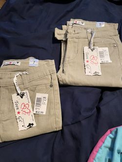 Girls Khakis Size 7,8