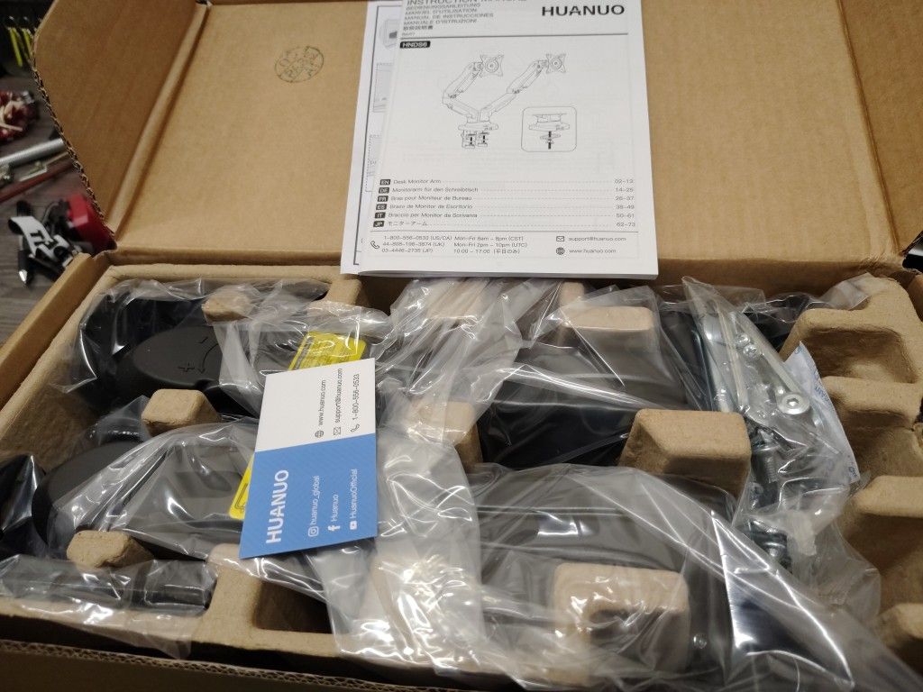 Single & Duo HUANUO Desk Monitor Arm