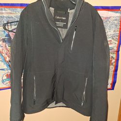 Men’s Calvin Klein Soft Shell Fleece Jacket - Size L $75