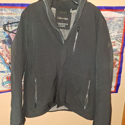 Men’s Calvin Klein Soft Shell Fleece Jacket - Size L $75