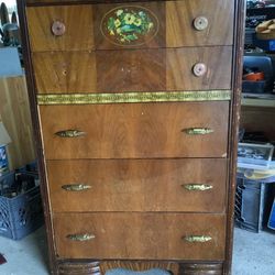 Antique Wooden Dresser - Late 1800s