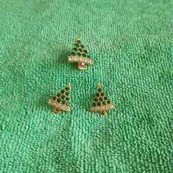 Christmas 🎄 Brooch Tree And 2 Earings Set