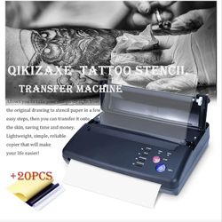 QIKIZAXE Thermal Copier Tattoo Stencil Transfer Copier Printer