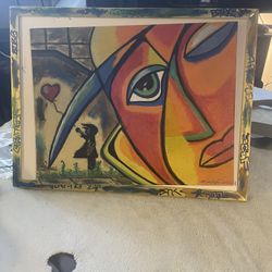 Original Artwork Acrylic On Can