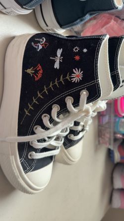 Women converse