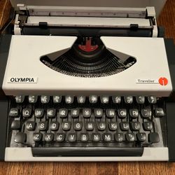 Vintage Olympia Traveller Typewriter
