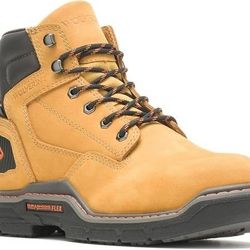NEW SZ 13 Wide Wolverine Men Raider Durashocks Work Boots Insulated 6 " Composite Toe Construction Boot
