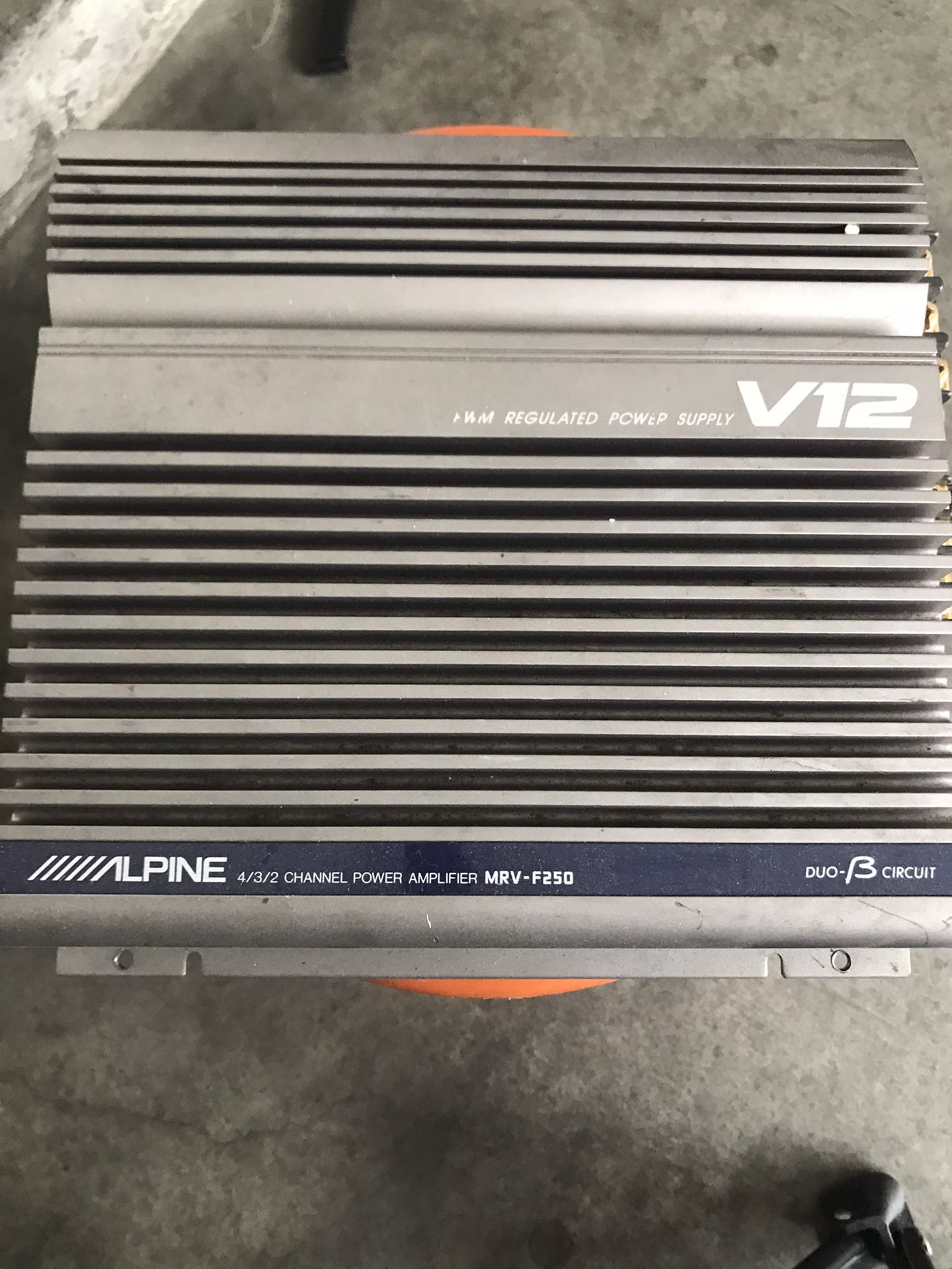 Car Amplifier Alpine 4/3/2 channel amp MRVf250 V12 for Sale in Las