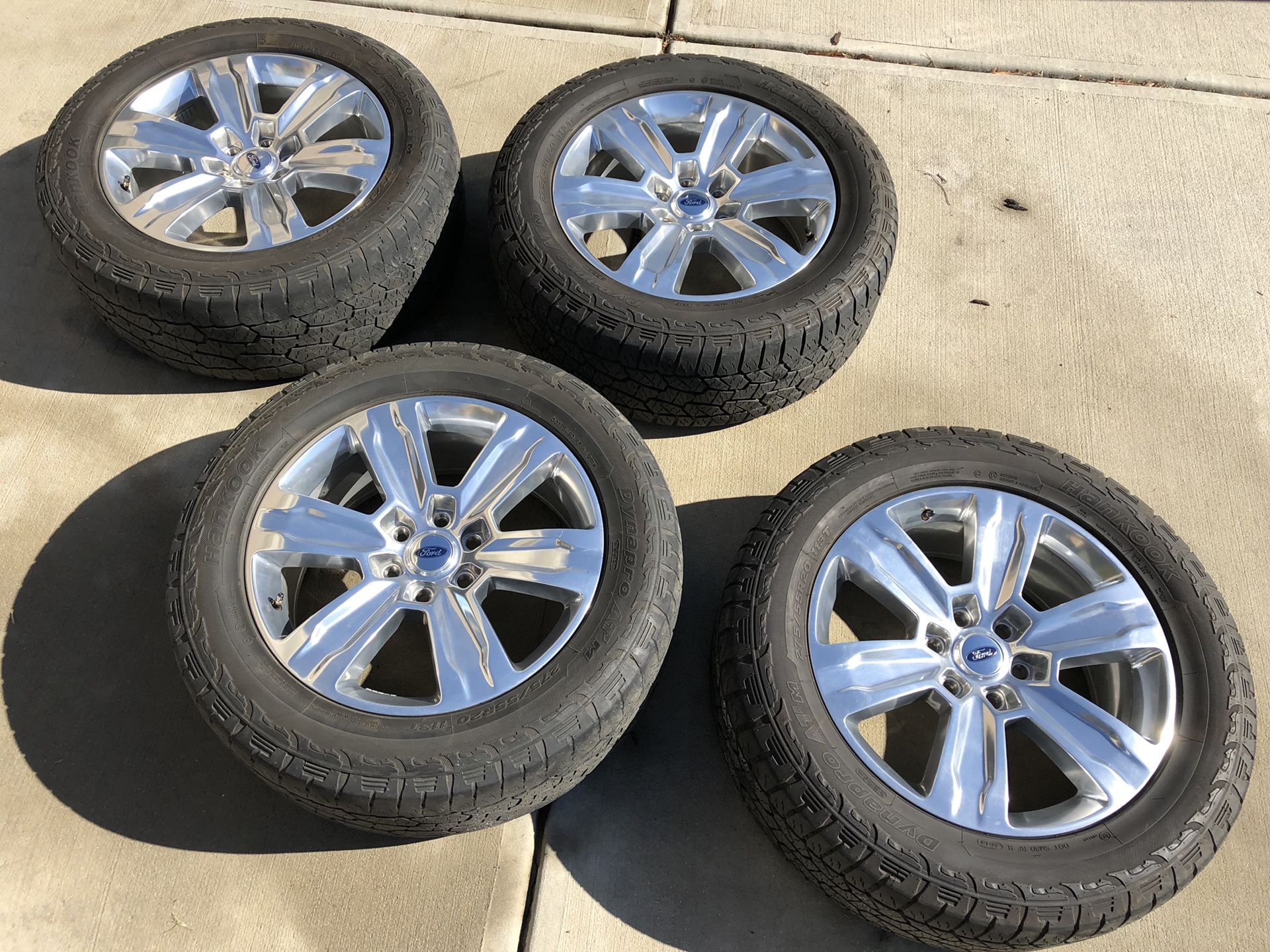 Ford F-150 Platinum 20” Wheels and Tires