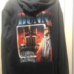 Bad Bunny Zip Up Hoodie Jacket -dark Blue 2xl