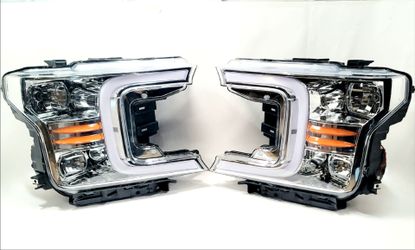HEADLIGHTS FOR 18-20 FORD F150 LED DRL SEQUENTIAL