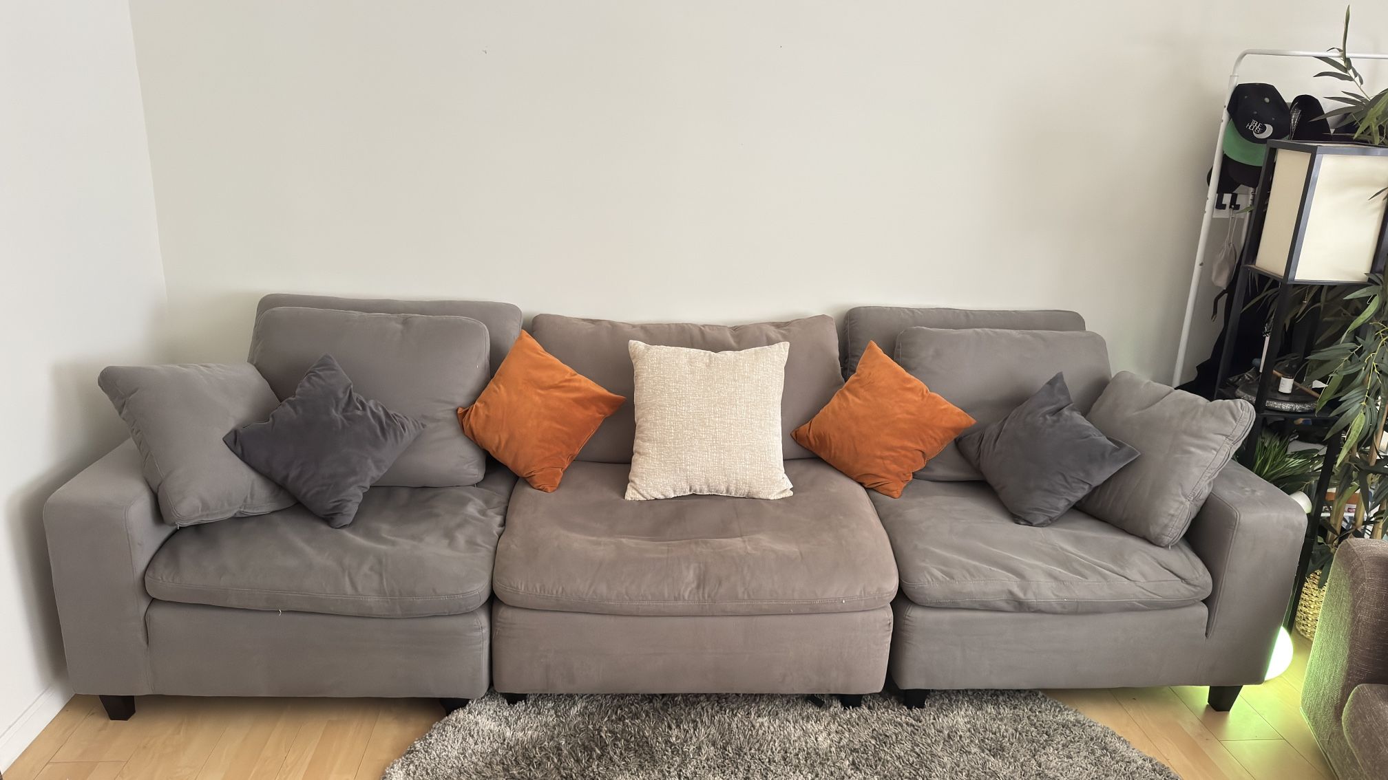 Modular Sofa (Cloud Dupe) Down Feather Pillows