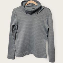 Gray NorthFace Cowl Neck Sweater