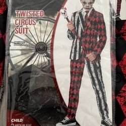 Halloween Clown Circus Suit
