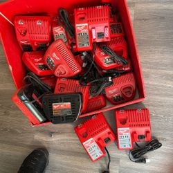 Milwaukee M12 And M18 Chargers