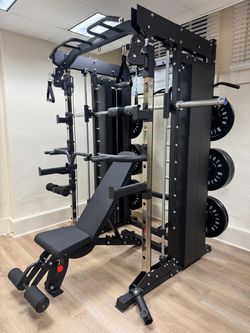 New!! Smith Machine , Squat Rack , Bench Press , Leg Press , Pulley System Machine For Your Weights