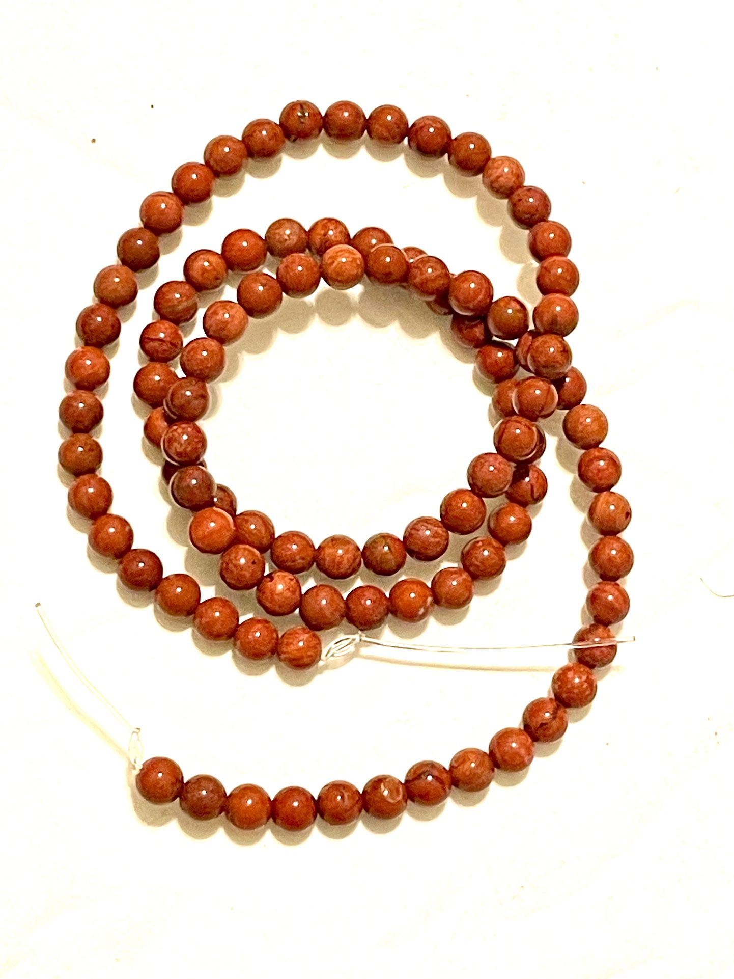Strand Of Red Jasper 4mm Beads