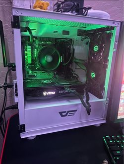 Custom Built Gaming PC White Case