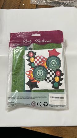 Racing Theme Party Balloons Set