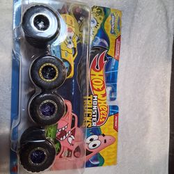 Hot Wheels 2025 Monster Trucks Sponge Bob and Patrick 2 Pack