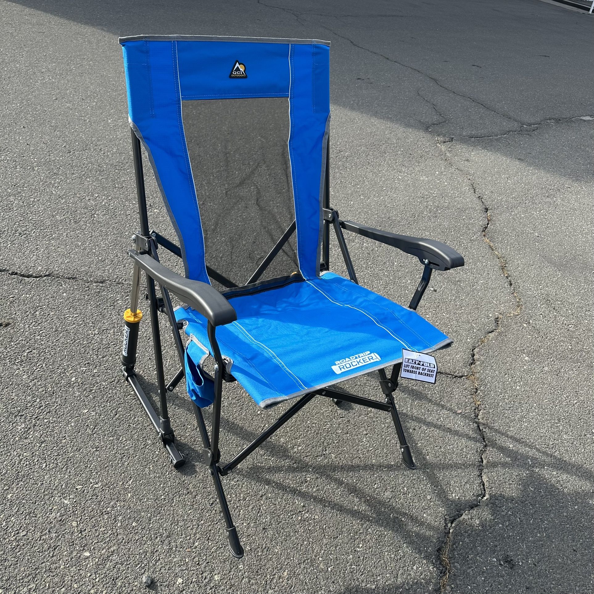 GREAT CHRISTMAS GIFT! GCI Outdoor RoadTrip Rocker Foldable Rocking Camp Chair 