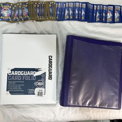 Mystery Pokeomn Binders With Over 700 Cards Including Japanese And English, Over 20 Pikachus, Charizard, Mewtwo, And Snorlax 