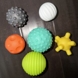 (6) Textured Balls -  Baby 