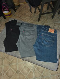 Levi Denim Pants...5 pair for $60
