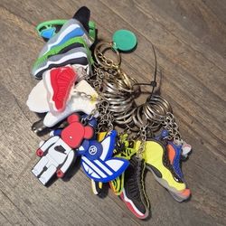 Keychains! 22 Nike And ADIDAS! $10!