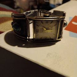  Vintage Sterling Silver Turquoise  Watch